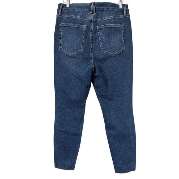 Good American Good Legs Cig Raw-Edge Jeans size 16 - Picture 2 of 9